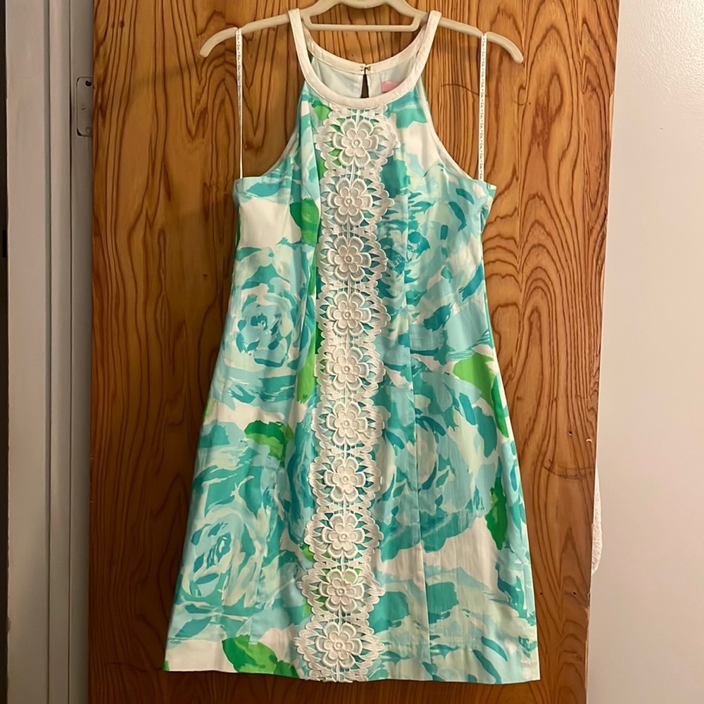 Lilly Pulitzer Pearl Shift Poolside Blue First Impression